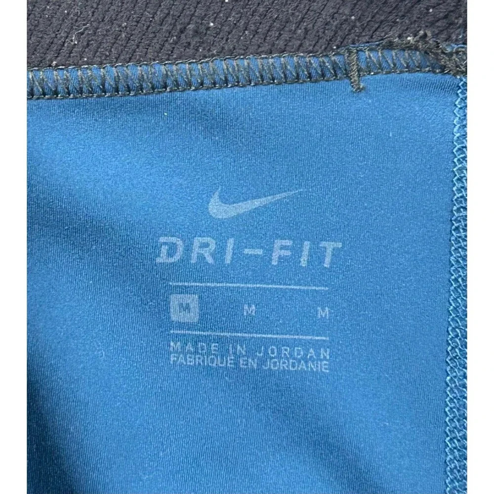 Nike Women's Pro Dri-Fit Training Leggings Tights Teal Medium Tight Fit